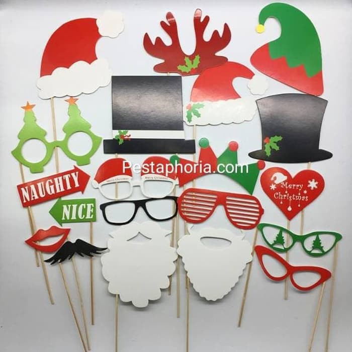 Trend Photo Props Party Props Aksesoris Foto Booth Christmas Natal Shopee Indonesia