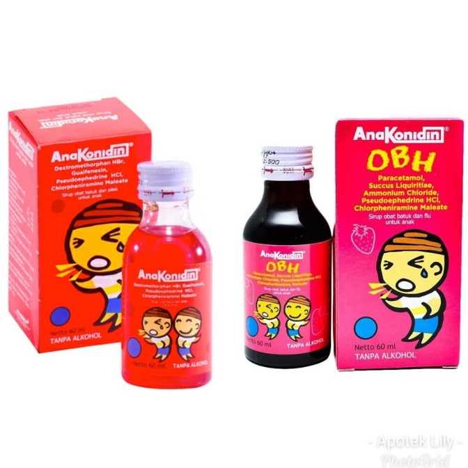 AnaKonidin Sirup 60ml//30ml - Obat Batuk Pilek Anak