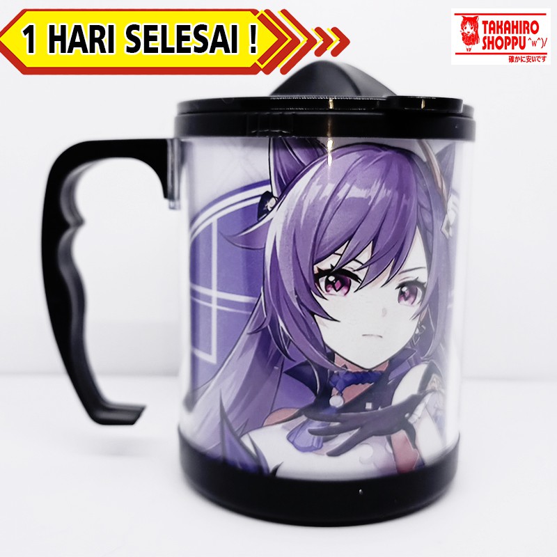 Cetak Custom Souvenir Gelas Mug Plastik (Gambar Bebas sesuai Request)