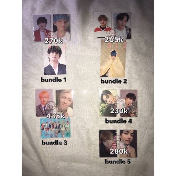 [OFFICIAL] Photocard postcard card ticket one special lenti mpc army kit BTS Taehyung V RM Namjoon J