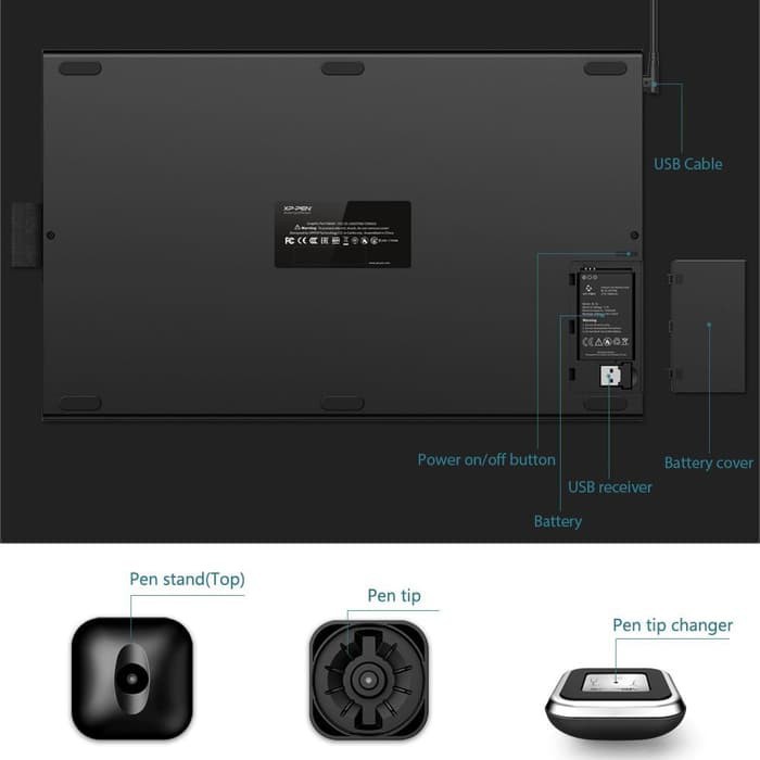 TERLARIS XP-Pen Wireless Smart Pen Tablet with Passive Pen - Star 06