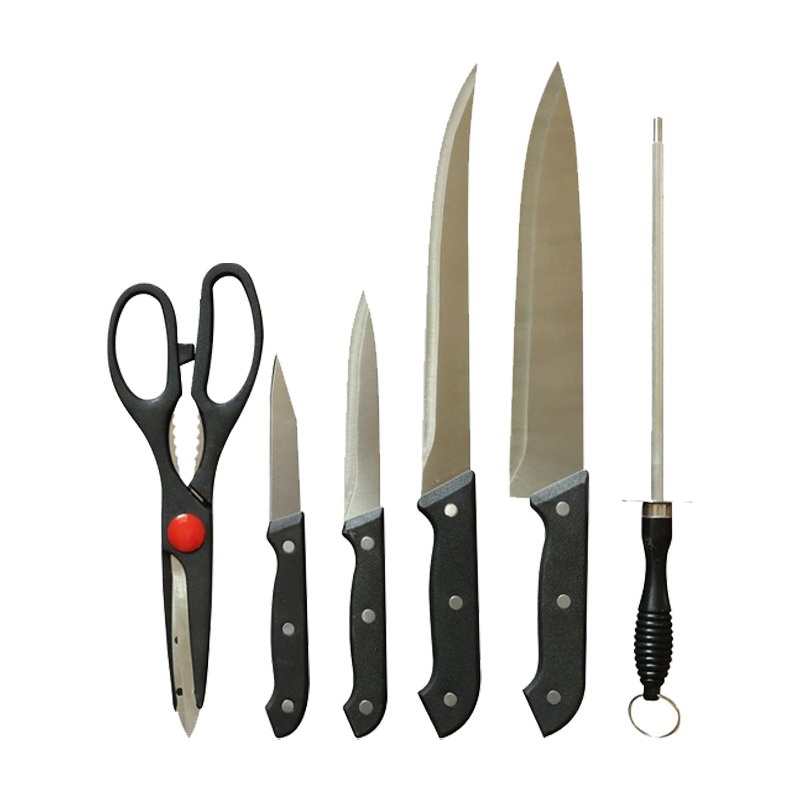 Pisau Dapur Talenan Pisau Set Dapur Kitchen Knife Pisau Lipat Gunting Pengasah Pisau Set Serbaguna