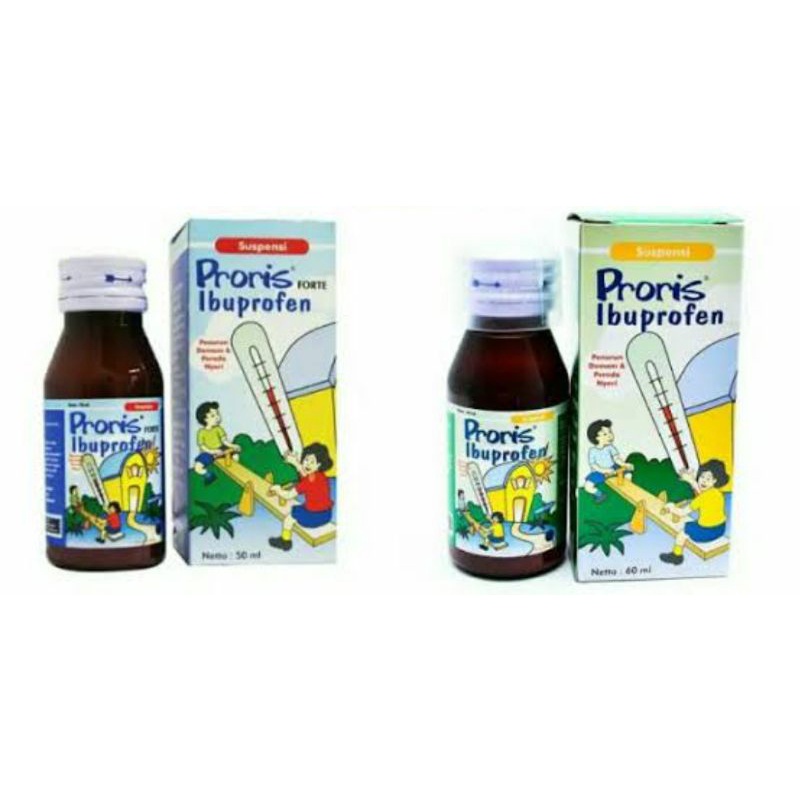 Proris Ibuprofen dan Proris Ibuprofen Forte 60ml