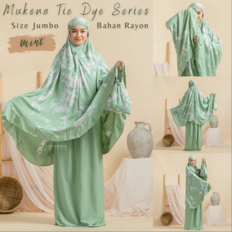 MUKENA BALI JUMBO PREMIUM/MUKENA TYEDIE SMOKE