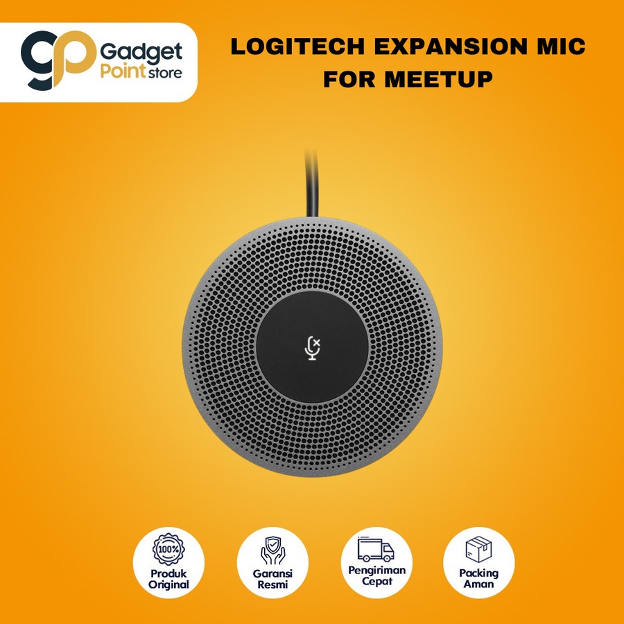 Logitech Expansion Mic For Meetup - Original Garansi Resmi 2 Tahun