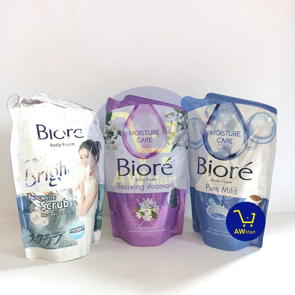 BIORE BODY FOAM SABUN MANDI 220ML / 250ML  MOISTURE CARE - ALL VARIAN