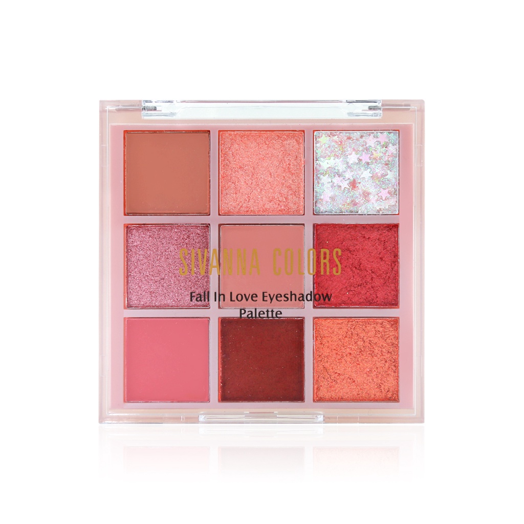 SIVANNA COLORS FALL IN LOVE EYESHADOW PALETTE HF631/EYESHADOW/MAKEUP/KOSMETIK