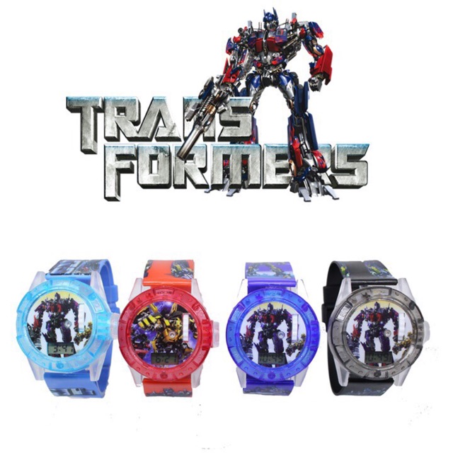 HARGA PROMO,,,, JAM TANGAN ANAK LAMPU MUSIK LASER TRANSFORMER