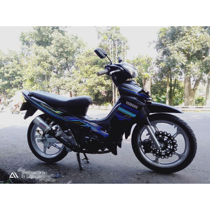 Striping Jupiter 110Z legenda stiker Yamaha Jupiter Z lis body variasi Jupiter Z decal