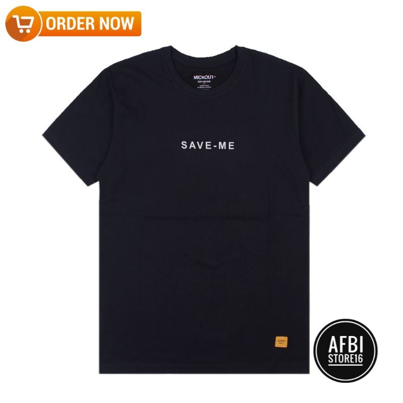 [ COD ] TSHIRT BAJU KAOS DISTRO MICKOUT SAVE ME / KAOS DISTRO PRIA WANITA