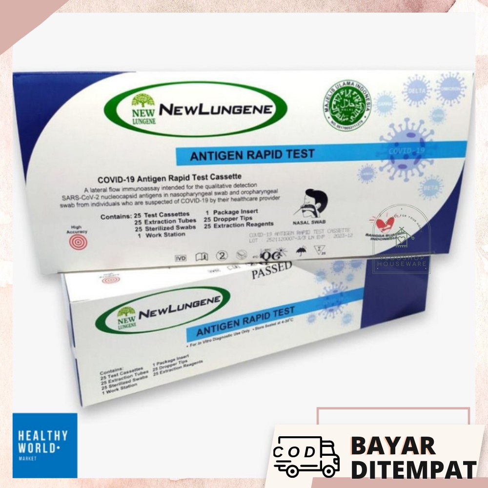 ANTIGEN NEW LUNGENE ORIGINAL 100% | COVID OMNICRON DELTA