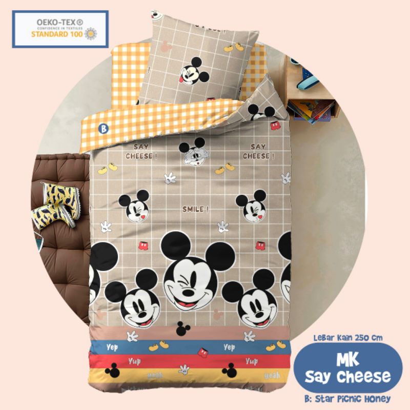 Sprei Katun Lokal Katun CVC motif Anak Sprei Anak Sprei Single 89