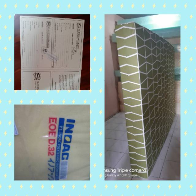 Kasur busa EOE YELLOW D32 inoac tebal 20cm