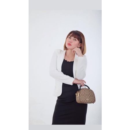 SONIA BLAZER SIDE POCKETS PREMIUM - BLAZER FORMAL KANTOR POLOS KOREA - JAS LENGAN TANGAN PANJANG - PAKAIAN WANITA - OUTFIT KANTOR ELEGANT