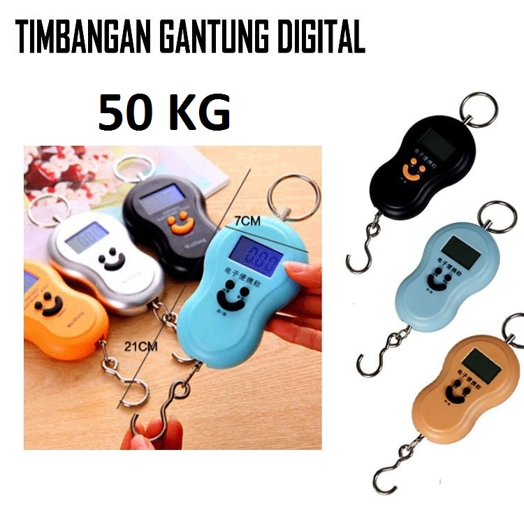 Timbangan Gantung Digital 50 KG - Timbangan Digital Portable Scale - Timbangan Gantung Multifungsi 50kg