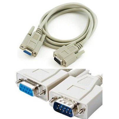 Cable Serial com DB9 Db-9 Male Female 1.5m - Kabel Rs232 Rs-232 extension 1.5 Meter