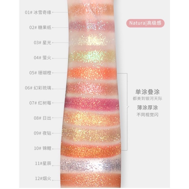 NOVO Single Shimmer eye shadow