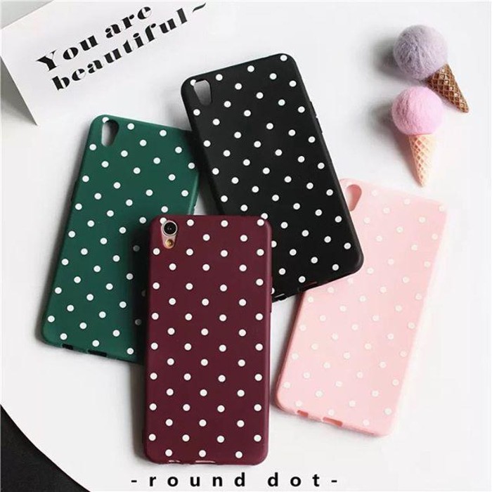 Silicon Casing Softcase Hard polkadot LG G3 Stylus