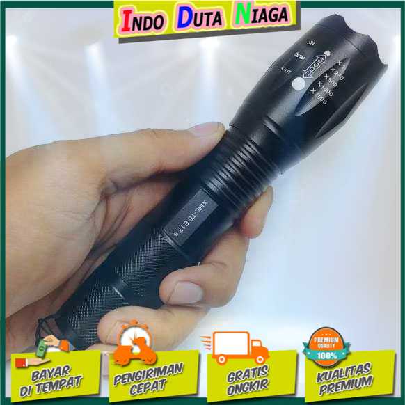 IDN TOOLS - TaffLED E17s Senter LED Cree XM-L T6 3800 Lumens
