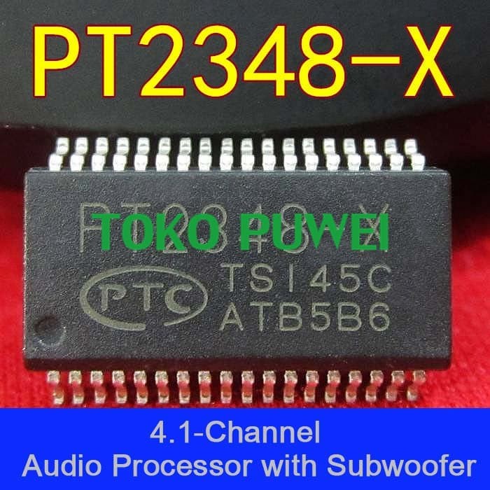 PT2348-X PT2348X PT2348 X 4.1-CH Audio Processor with Subwoofer BW69 Original Quality