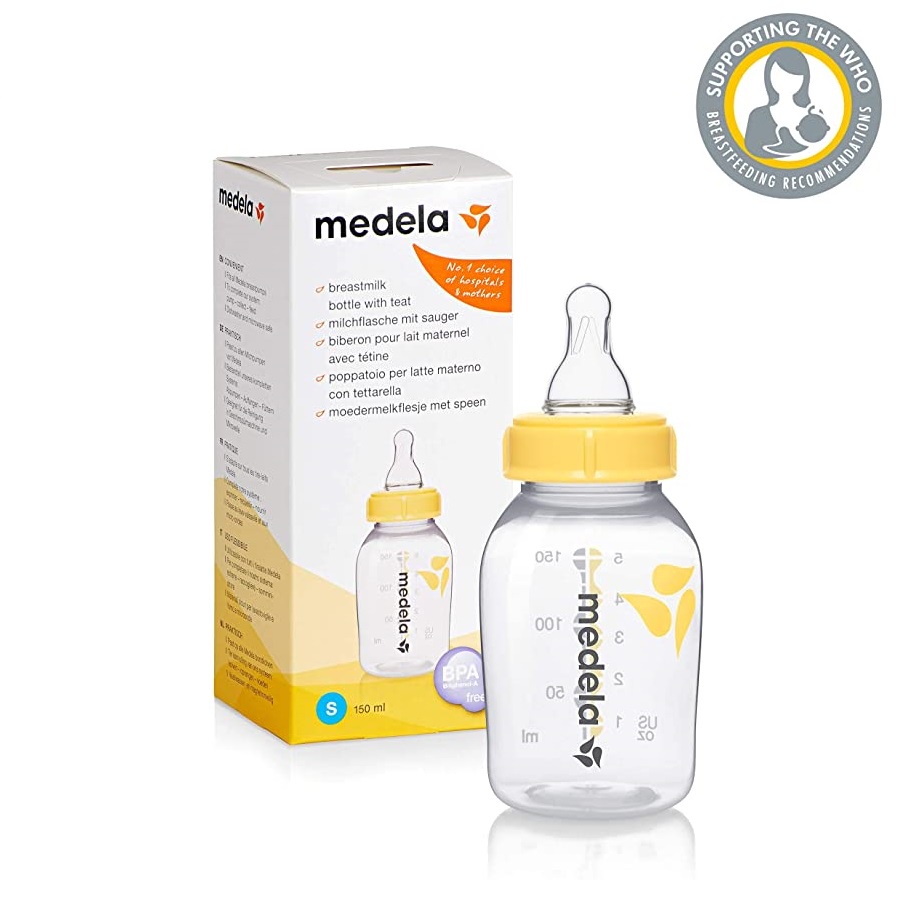 Medela Breastmilk Bottle with Teat Botol Dot untuk ASI dan Formula