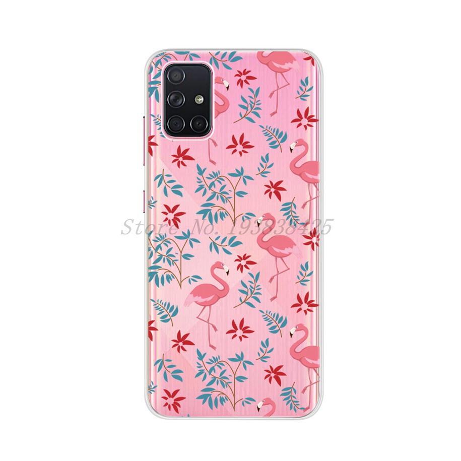 Samsung Galaxy A71 A51 Phone Case Cute Cat Butterfly Cartoon Silicone Casing Samsung A 71 51 Shockproof Bumper Cover-801
