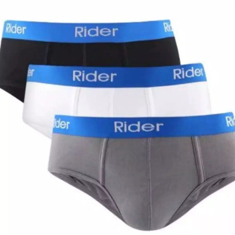 3 PCS CELANA DALAM RIDER | RIDER SPORT R 333 B | CELANA DALAM PRIA