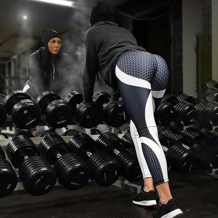 TBI Import 3D Print Sport Legging Celana Olah Raga Running Gym, Yoga Zumba