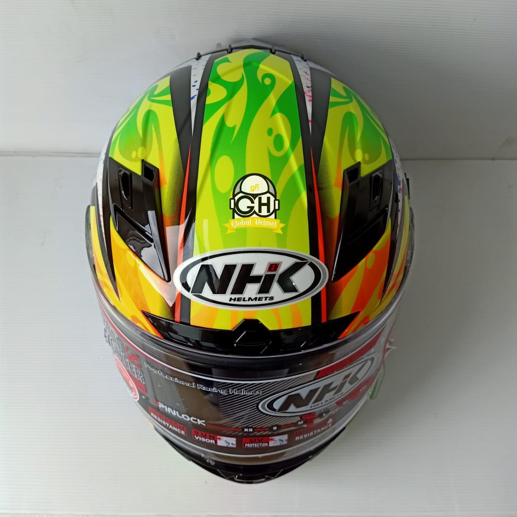 HELM NHK FULL FACE NHK RX9 KAREL WINTER BLACK BLUE