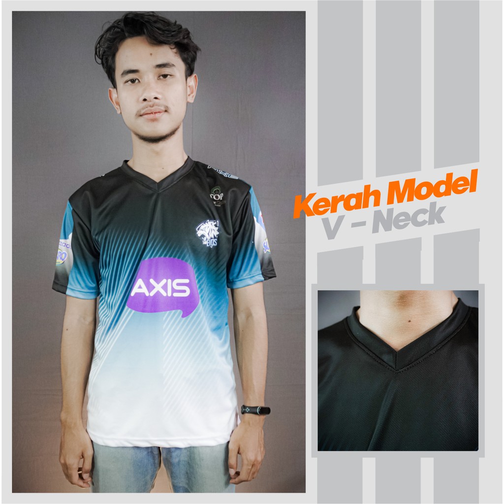 [FREE TULIS NAMA] Jersey Gaming Baju Tshirt Kaos Satuan Evos 2017 2018 2019 2020 2021 DEWASA