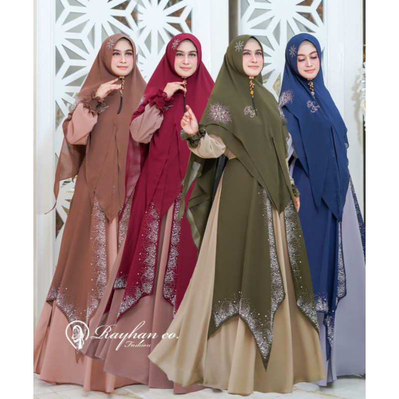 GAMIS CERUTI SET SYARI - MECCA BY RAYHAN