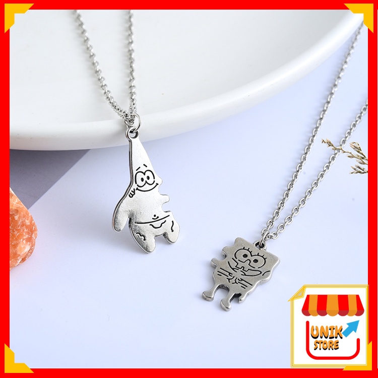UNIK - K1020 Kalung Magnet Best Friend 2PCS / Kalung Pasangan Pira & Wanita / Kalung Magnet Couple /