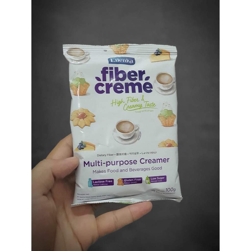 

ELLENKA FIBER CREME 100G SUSU KRIMER BUBUK MAKANAN MINUMAN