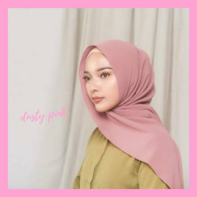 Kerudung Pink Jilbab Pasmina Pink Mood / pasmina tali sabyan