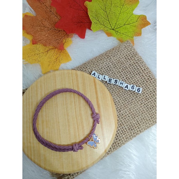 GELANG TALI  ULIR PURPLE