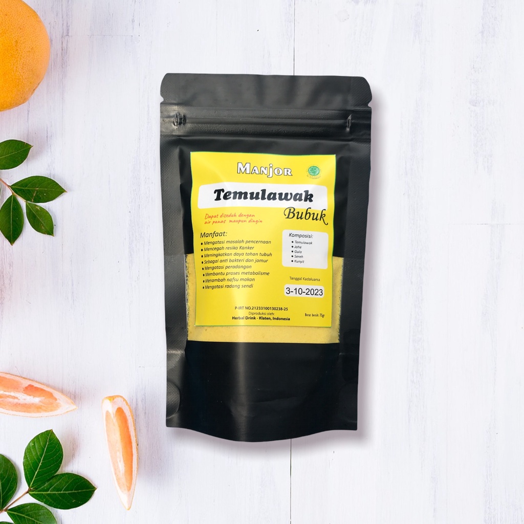 

Manjor Minuman serbuk Temulawak herbal 75gr