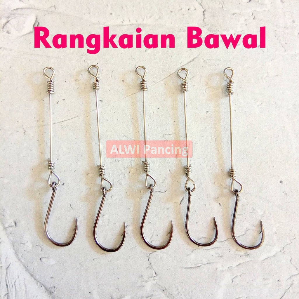 [ 5PCS] Rangkaian Kail Neklin Ikan Bawal ~ Rangkaian Seling Bawal