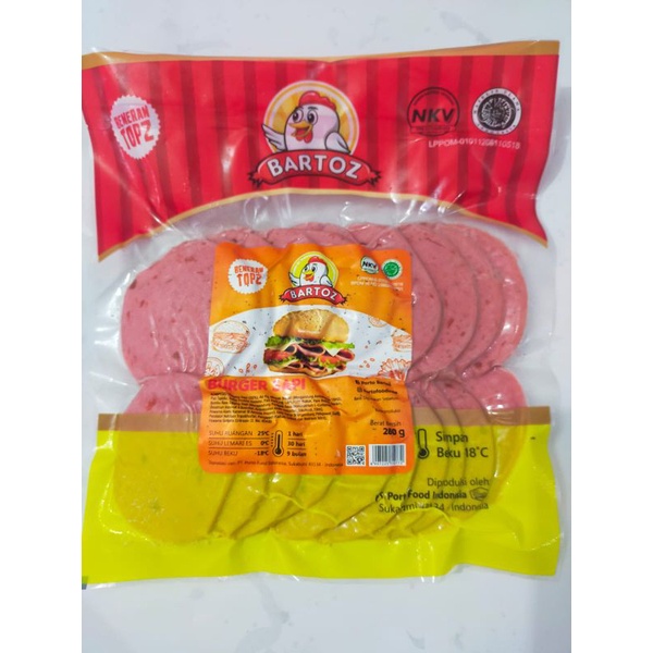 

Bartoz Burger sapi280gr isi 20
