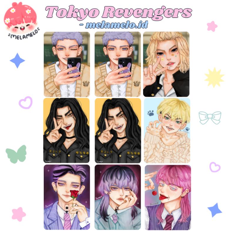 Tokyo Revengers Photocard Artprint Polaroid Anime Fanmerch