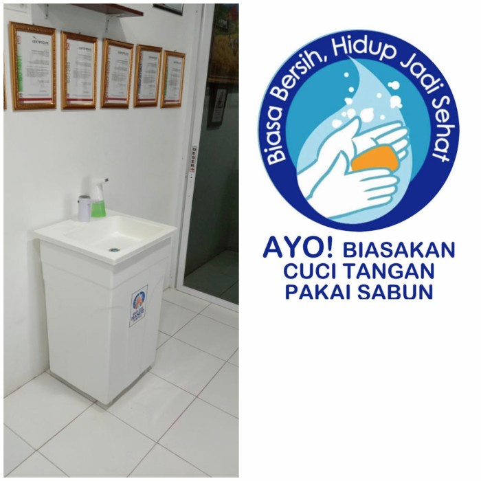 T.Lillie - Washtafel Portable Wp 250 Kran Sensor - Putih