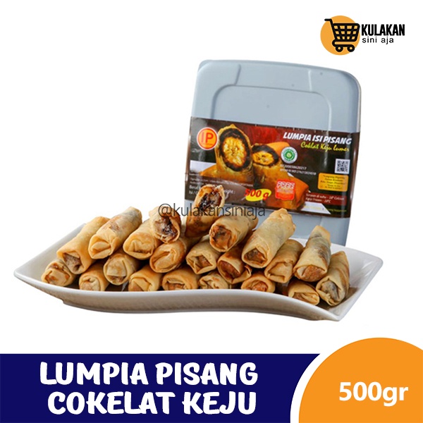 

Indopertama Lumpia Pisang Cokelat Keju Lumer