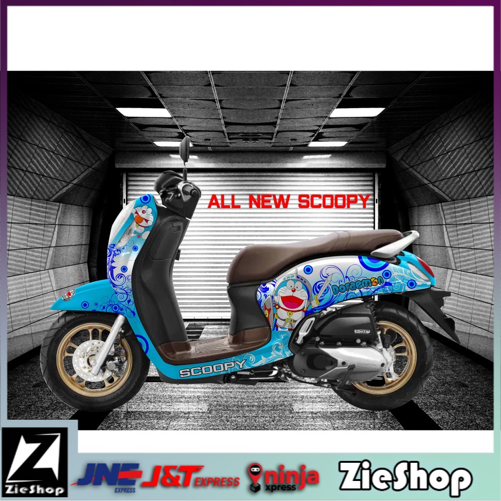 Striping scoopy fi full body Stiker motor scoopy varisi Decal scoopy full body