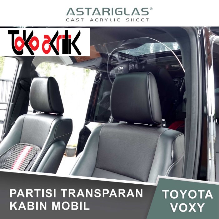 Partisi mobil Toyota Voxy / sekat mobil akrilik