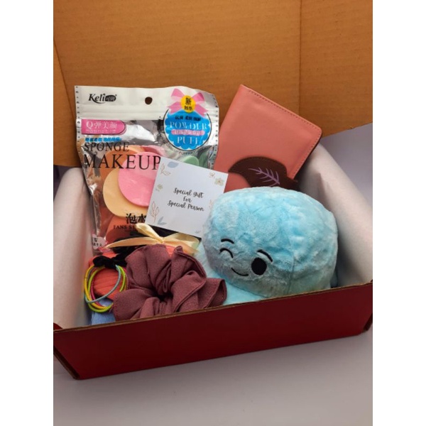 Hampers Cewek Kado Hampers Murah Boneka Gurita Bolak-Balik Giftbox