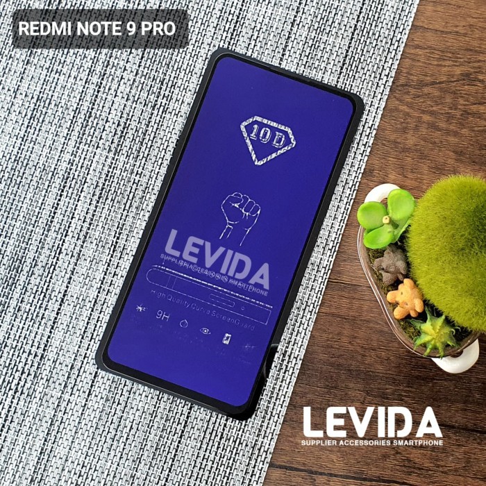 COD TEMPERED GLASS REDMI NOTE 9 PRO ANTI BLUE ANTI RADIASI TG FULL LEM