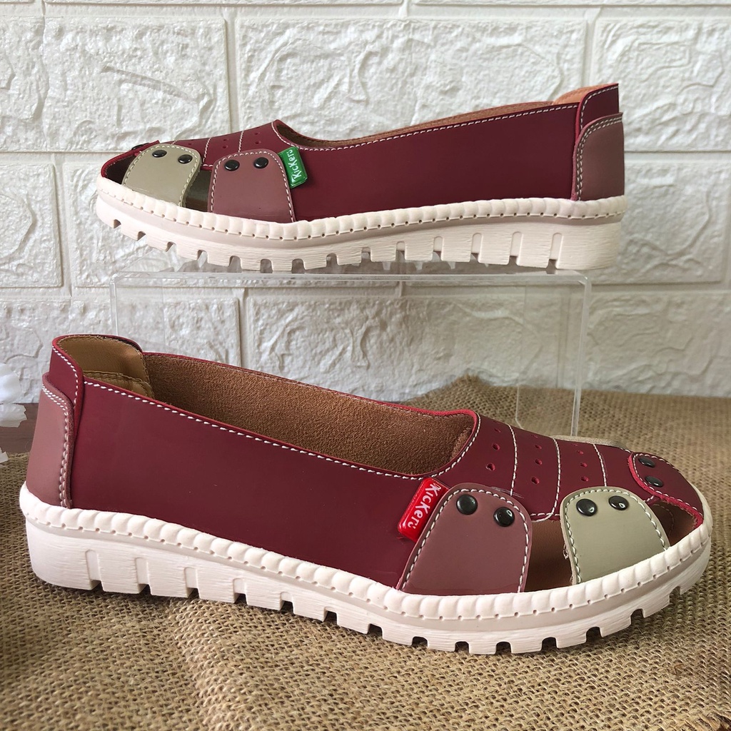 (TANPA KARDUS) SEPATU SLP.07 3 SOL KARET PEREMPUAN CEWEK TERMURAH TERLARIS LASER TERBARU Sandal Slop Slip On Wanita Sandal Cewek  SLIP ON WANITA TERBARU KEKINIAN FLATSHOES KOREAN STYLE SEPATU CEWEK SLIPON FLAT SHOES CASUAL SANTAI RAMADHAN SALE FLATSHOES