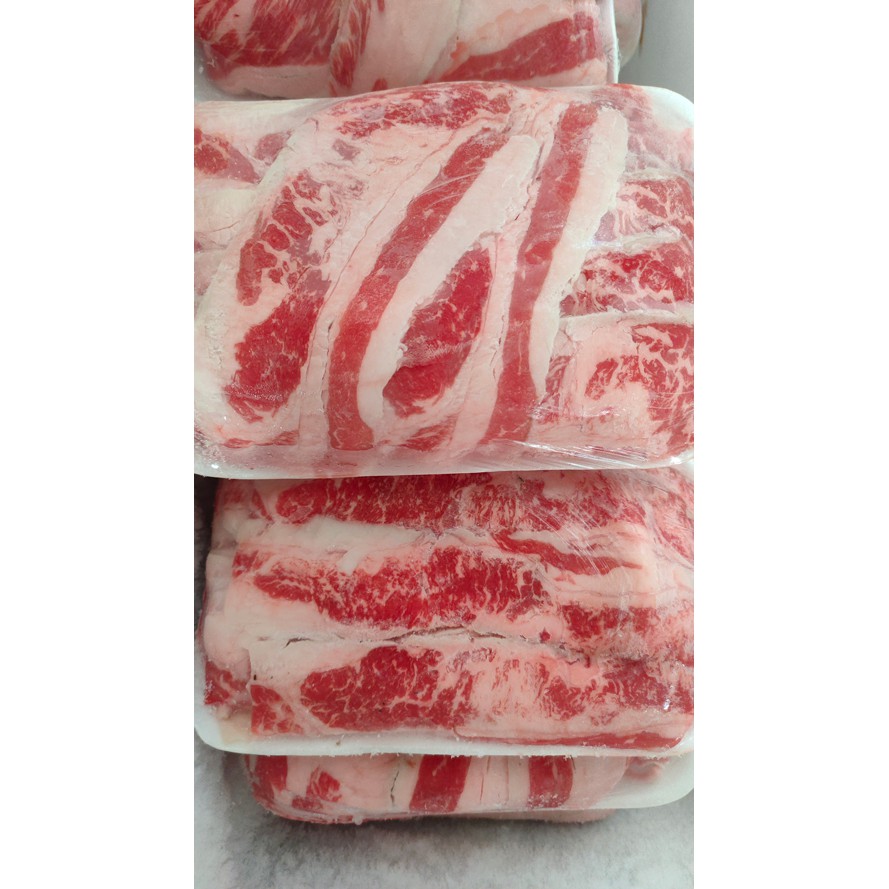 Wagyu Karubi Slice Daging BBQ 500 gram - Kota Depok