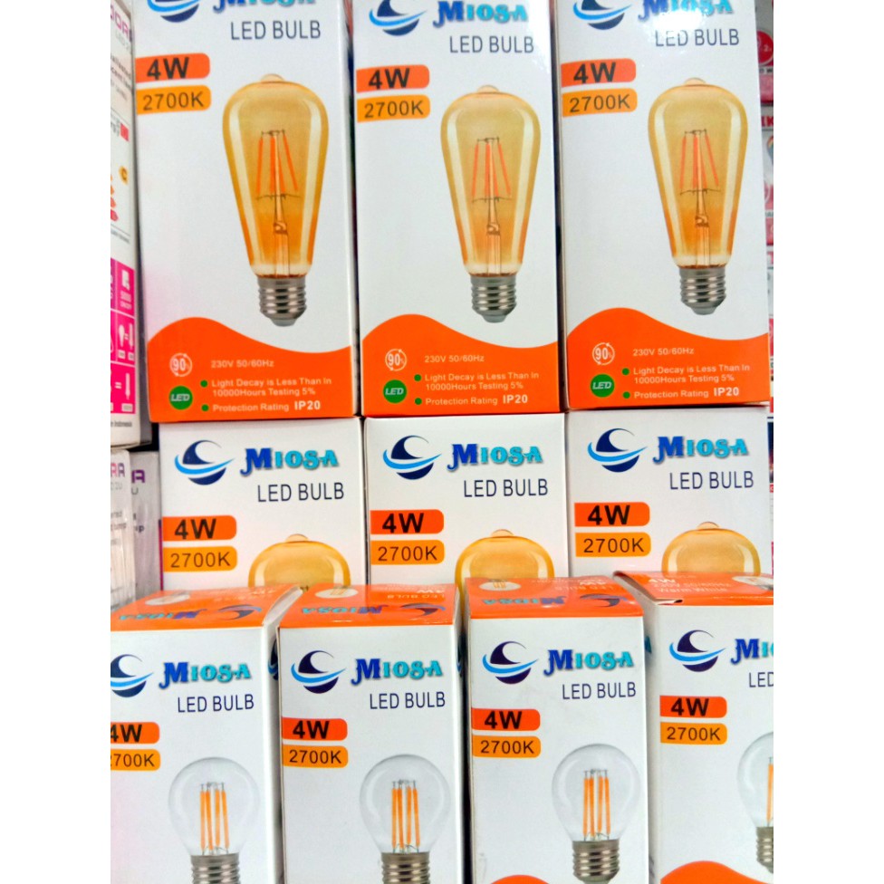 LAMPU FILAMEN 4W MIOSA - LAMPU PIJAR