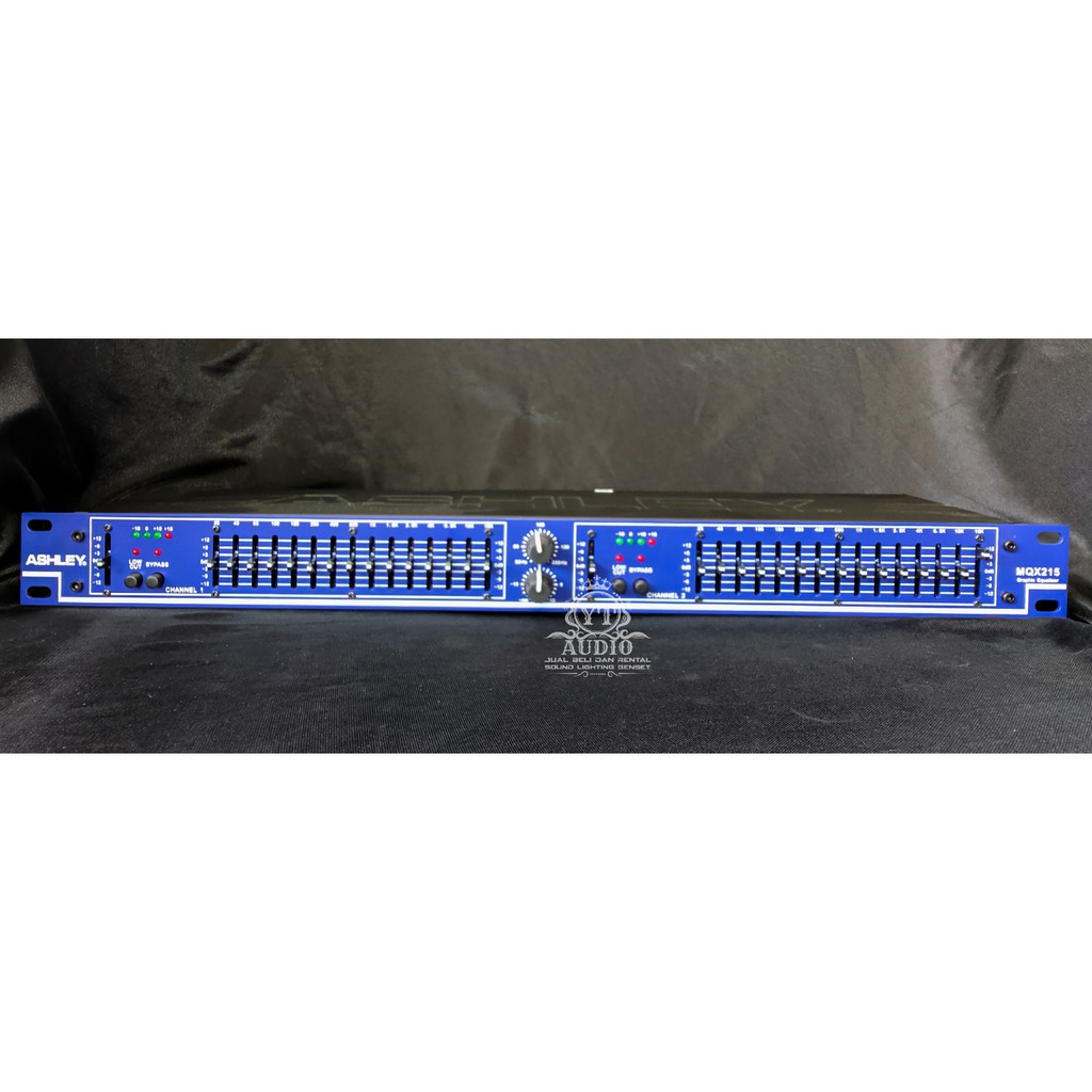 Equalizer Ashley MQX215 + Output Subwoofer