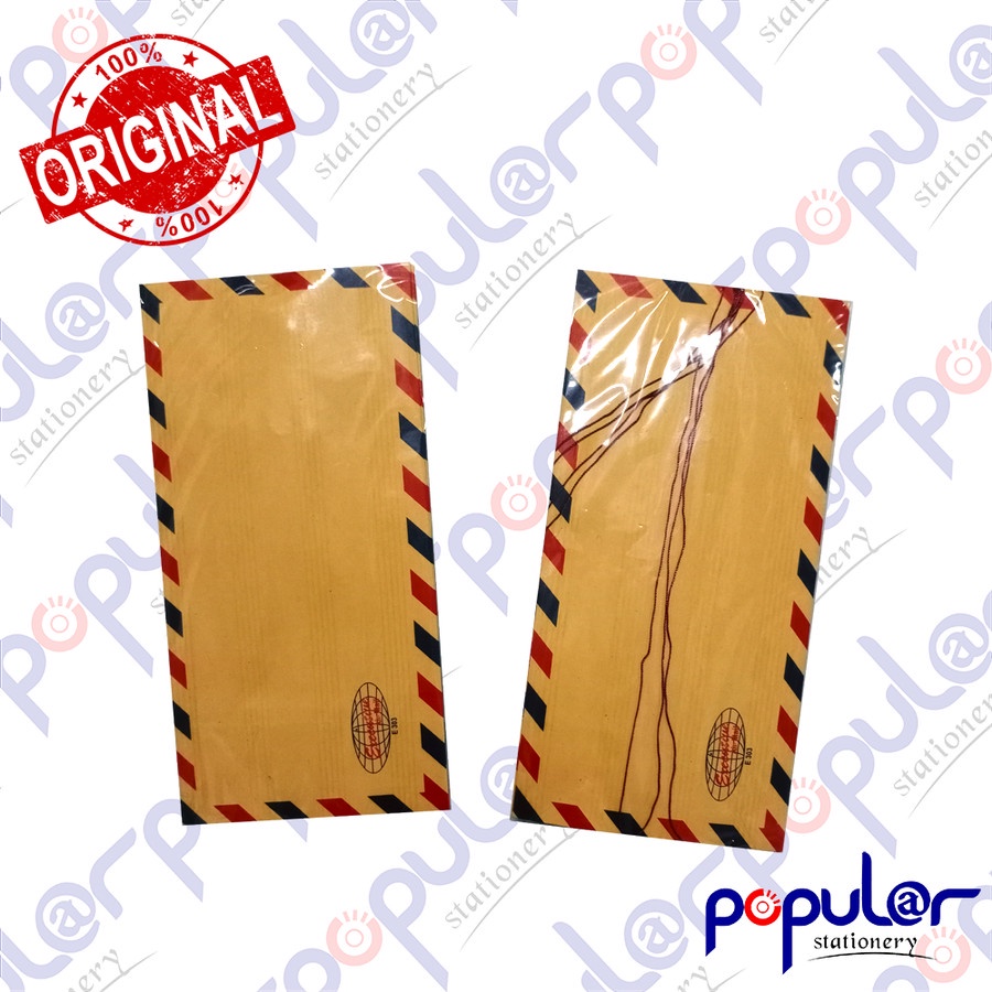 

Amplop Coklat Tali Air Mail 303 (10 Lembar)